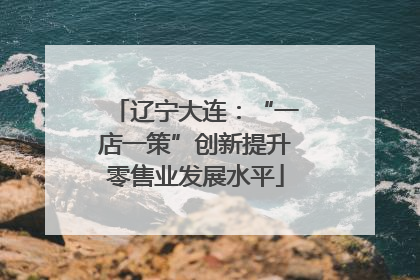 辽宁大连：“一店一策”创新提升零售业发展水平