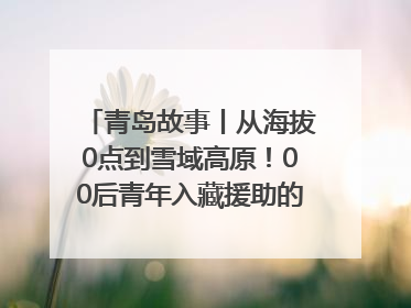青岛故事丨从海拔0点到雪域高原！00后青年入藏援助的400多个日夜