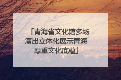 青海省文化馆多场演出立体化展示青海厚重文化底蕴