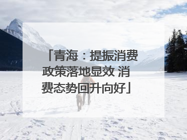 青海：提振消费政策落地显效 消费态势回升向好