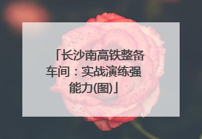 长沙南高铁整备车间：实战演练强能力(图)