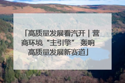 高质量发展看汽开｜营商环境“主引擎” 轰响高质量发展新赛道