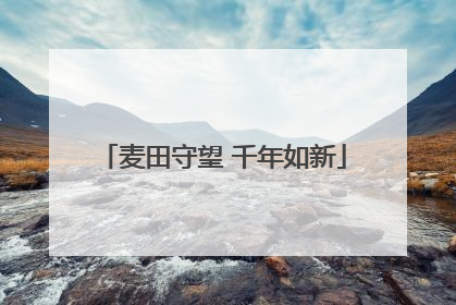 麦田守望 千年如新