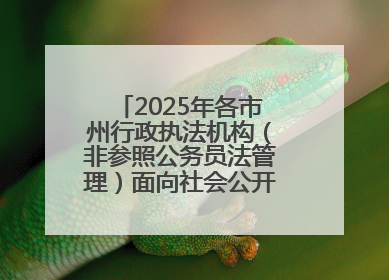 2025年各市州行政执法机构（非参照公务员法管理）面向社会公开招聘工作人员笔试加分人员公示