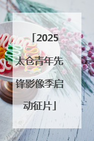 2025太仓青年先锋影像季启动征片